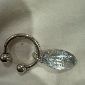 Tiffany & Co. Silver Key Ring